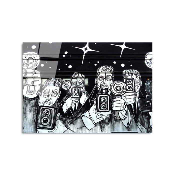 Wallity UV-480 45 x 65 Cuadro de Vidrio Templado Banksy Wallity UV-480 45 x 65 Cuadro de Vidrio Templado Banksy